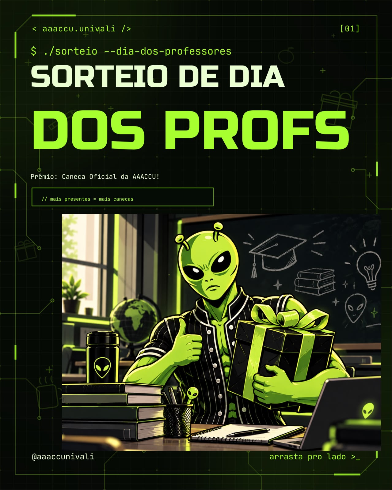 Sorteio dos professores
